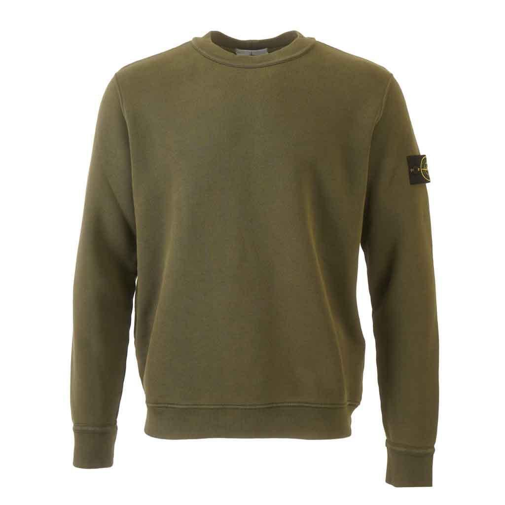 Stone Island Cotton Diagonal Raised Fleece 