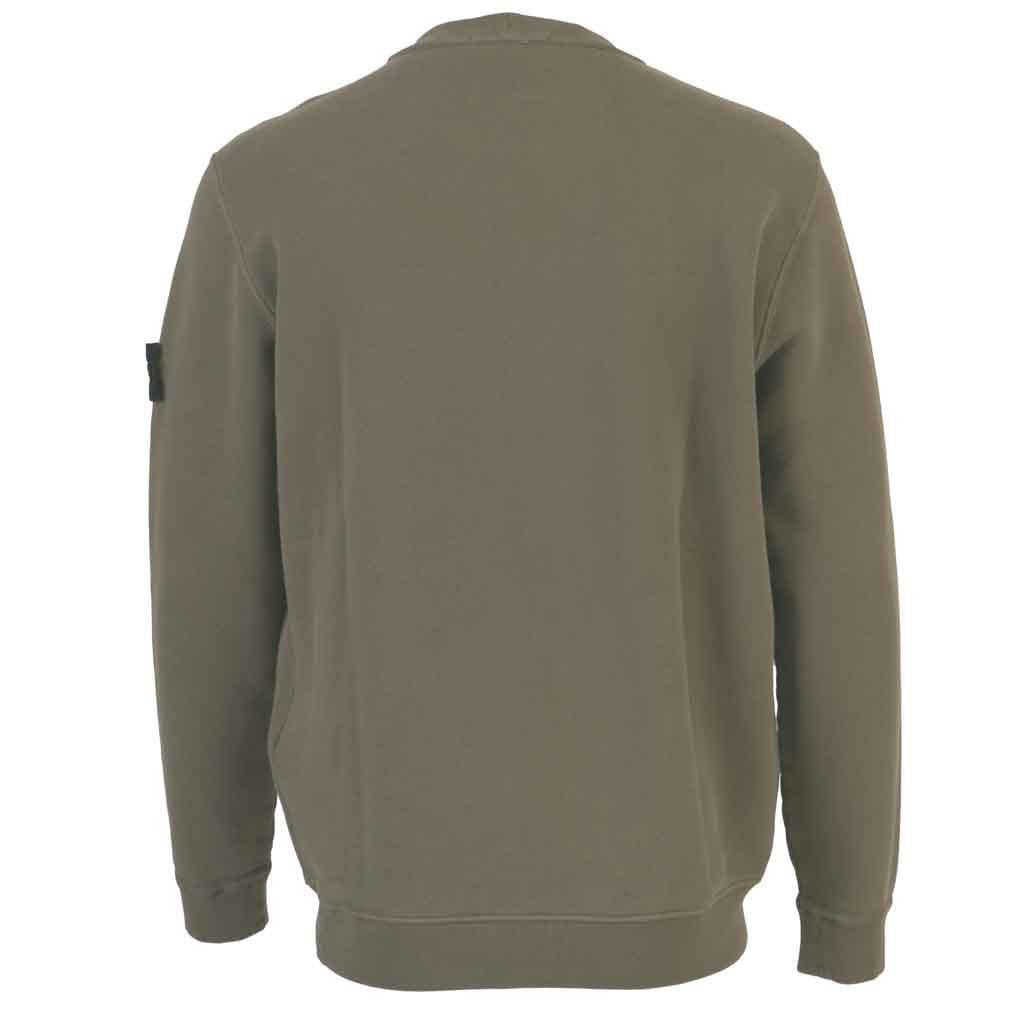 Stone Island Cotton Diagonal Raised Fleece "Old" Effect Crewneck Sweatshirt in WalnutSweatshirtsStone IslandDPUS Designer OutletSStone Island Cotton Diagonal Raised Fleece "Old" Effect Crewneck Sweatshirt in Walnut