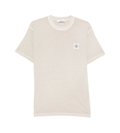 [Stone Island] Cotton "Fissato" Effect Compass T-ShirtT-ShirtStone IslandDPUS Designer OutletIvoryS[Stone Island] Cotton "Fissato" Effect Compass T-Shirt