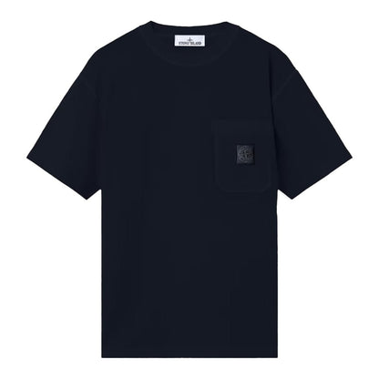 Stone Island Cotton "Fissato" Effect Pocket Compass T-ShirtT-ShirtsStone IslandDPUS Designer Outlet8053819389080NavySStone Island Cotton "Fissato" Effect Pocket Compass T-Shirt