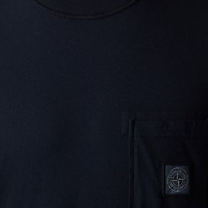 Stone Island Cotton "Fissato" Effect Pocket Compass T-ShirtT-ShirtsStone IslandDPUS Designer Outlet8053819389080NavySStone Island Cotton "Fissato" Effect Pocket Compass T-Shirt