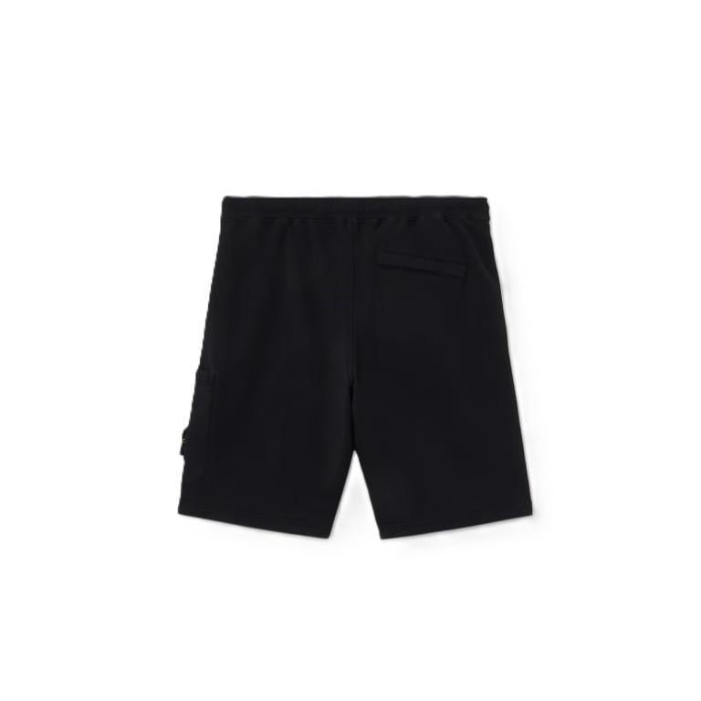 Stone Island Cotton Fleece Bermuda Shorts in BlackShortsStone IslandDPUS Designer Outlet8053813456931SStone Island Cotton Fleece Bermuda Shorts in Black