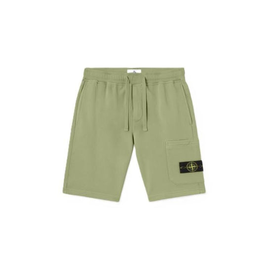 Stone Island Cotton Fleece Bermuda Shorts in Sage GreenShortsStone IslandDPUS Designer Outlet8053813486433XSStone Island Cotton Fleece Bermuda Shorts in Sage Green