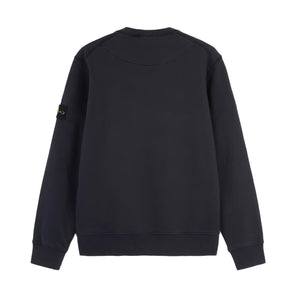 Stone Island Cotton Fleece Crewneck Sweatshirt in NavySweatshirtsStone IslandDPUS8056246075076SStone Island Cotton Fleece Crewneck Sweatshirt in Navy