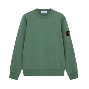 Stone Island Cotton Fleece Crewneck Sweatshirt in Sage GreenSweatshirtsStone IslandDPUS8056246069938SStone Island Cotton Fleece Crewneck Sweatshirt in Sage Green