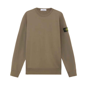 Stone Island Cotton Fleece Crewneck Sweatshirt in Walnut BrownSweatshirtsStone IslandDPUS Designer Outlet8056246088236SStone Island Cotton Fleece Crewneck Sweatshirt in Walnut Brown