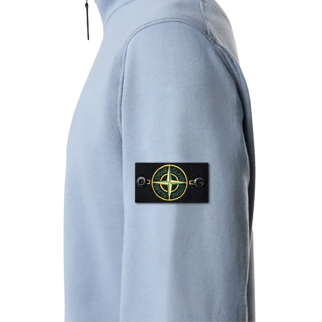 Stone Island Cotton Fleece Half - Zip SweatshirtHoodies & Zip - UpsStone IslandDPUS Designer OutletAvio BlueSStone Island Cotton Fleece Half - Zip Sweatshirt