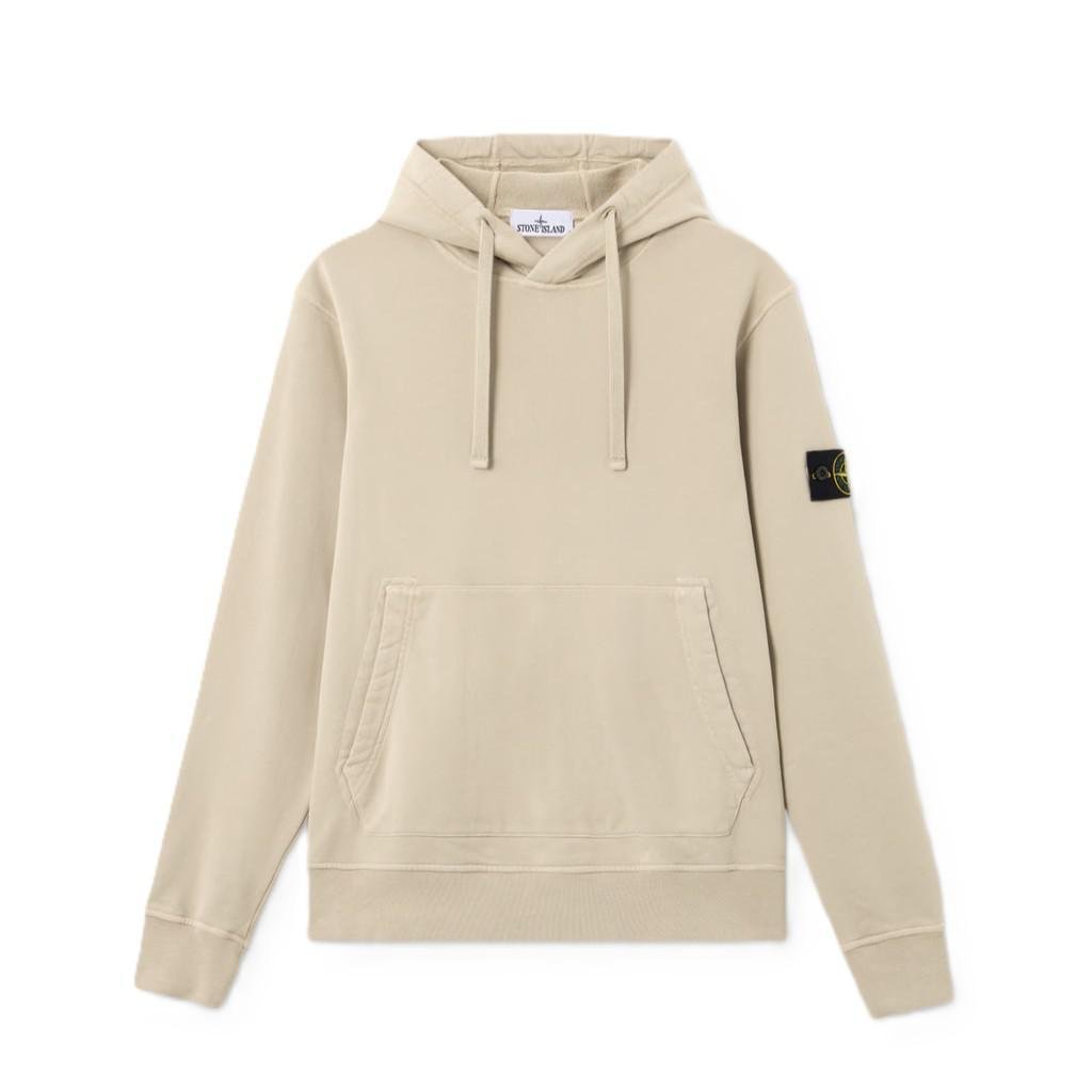 Stone Island Cotton Fleece Hooded Sweatshirt in DesertHoodies & Zip - UpsDPUS Designer OutletDPUS Designer Outlet8053813484309XSStone Island Cotton Fleece Hooded Sweatshirt in Desert