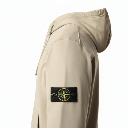 Stone Island Cotton Fleece Hooded Sweatshirt in DesertHoodies & Zip - UpsDPUS Designer OutletDPUS Designer Outlet8053813484309XSStone Island Cotton Fleece Hooded Sweatshirt in Desert