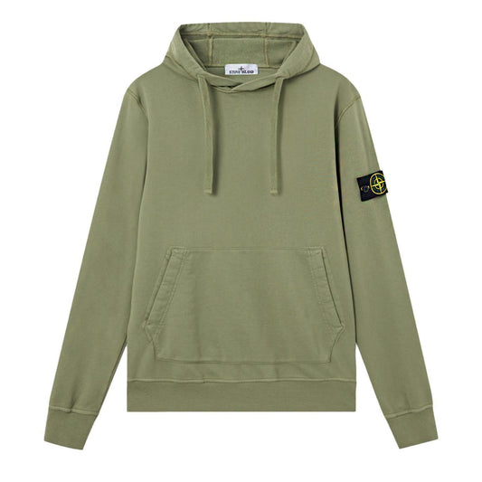 Stone Island Cotton Fleece Hooded Sweatshirt in Sage GreenHoodies & Zip - UpsStone IslandDPUS Designer Outlet8053813464868SStone Island Cotton Fleece Hooded Sweatshirt in Sage Green