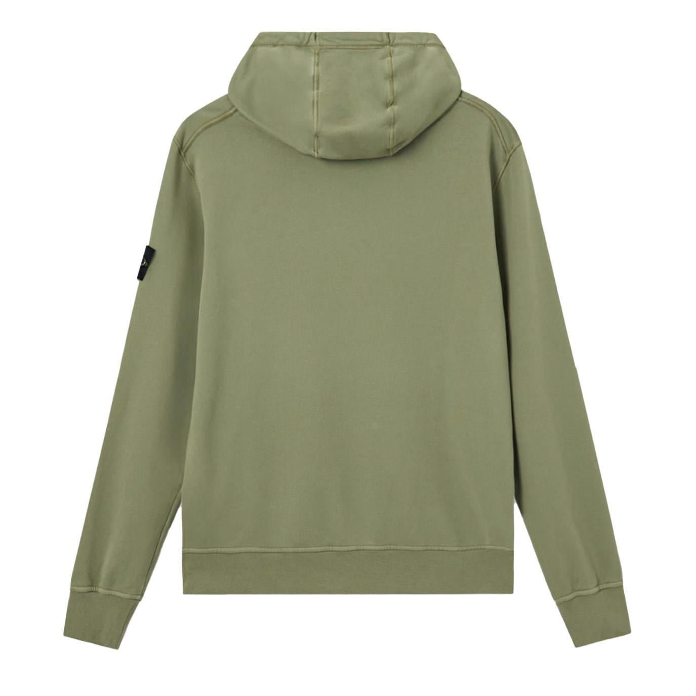 Stone Island Cotton Fleece Hooded Sweatshirt in Sage GreenHoodies & Zip - UpsStone IslandDPUS Designer Outlet8053813464868SStone Island Cotton Fleece Hooded Sweatshirt in Sage Green