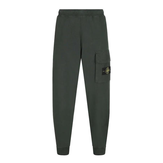 Stone Island Cotton Fleece Regular Fit Joggers in JuniperTrousersStone IslandDPUS Designer Outlet8053813438197SStone Island Cotton Fleece Regular Fit Joggers in Juniper