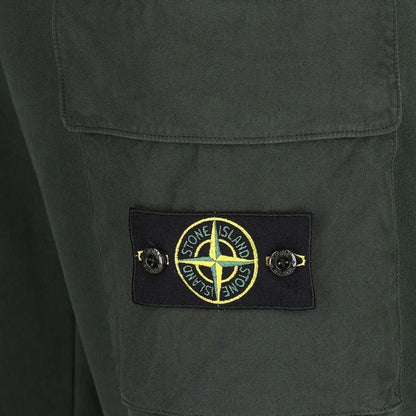 Stone Island Cotton Fleece Regular Fit Joggers in JuniperTrousersStone IslandDPUS Designer Outlet8053813438197SStone Island Cotton Fleece Regular Fit Joggers in Juniper