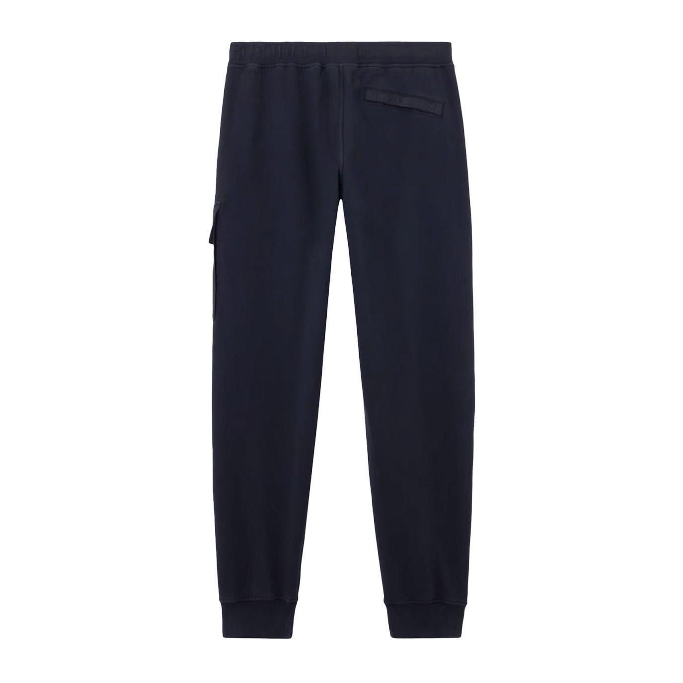 Stone Island Cotton Fleece Regular Fit Joggers in NavyTrousersStone IslandDPUS Designer Outlet8053813452933SStone Island Cotton Fleece Regular Fit Joggers in Navy