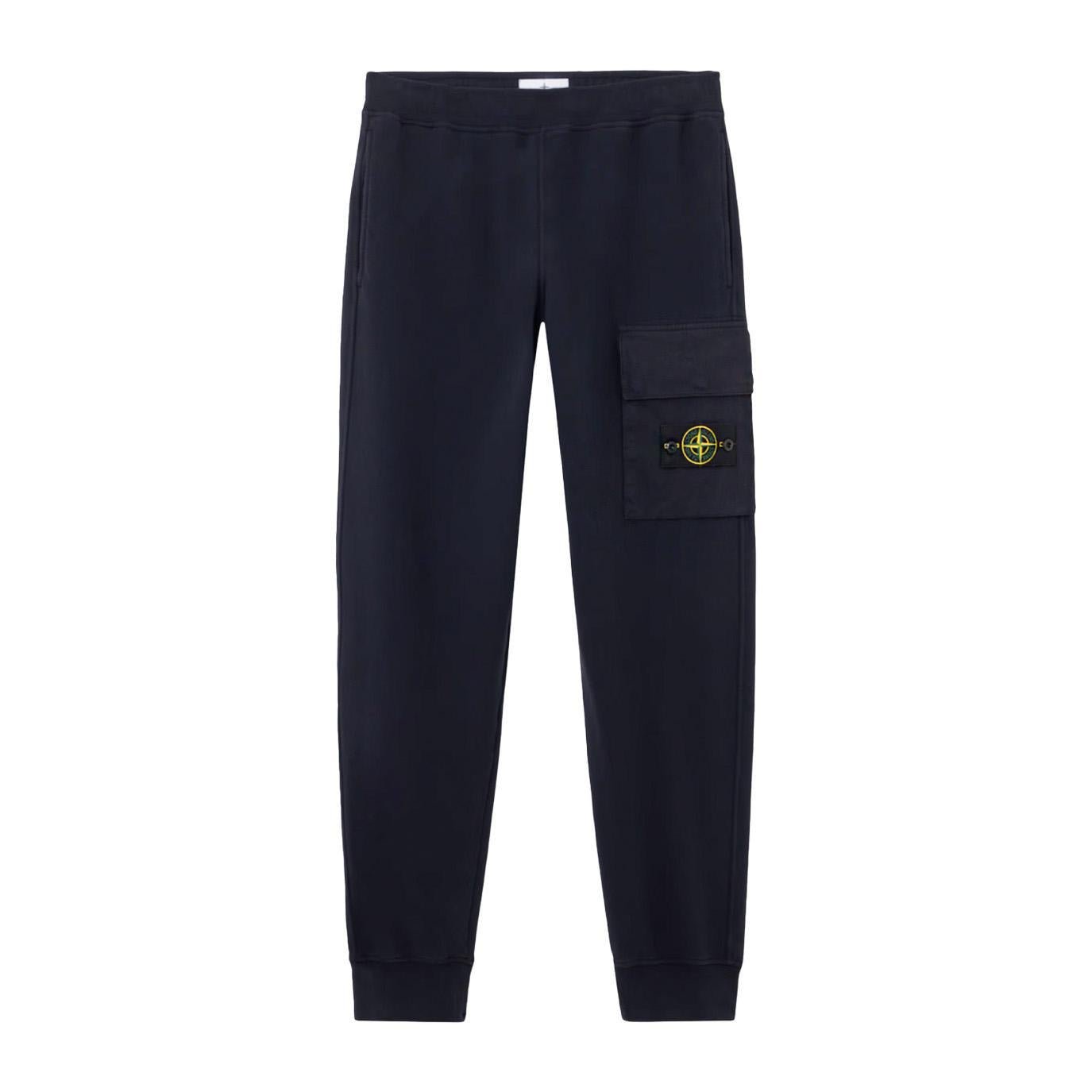 Stone Island Cotton Fleece Regular Fit Joggers in NavyTrousersStone IslandDPUS Designer Outlet8053813452933SStone Island Cotton Fleece Regular Fit Joggers in Navy