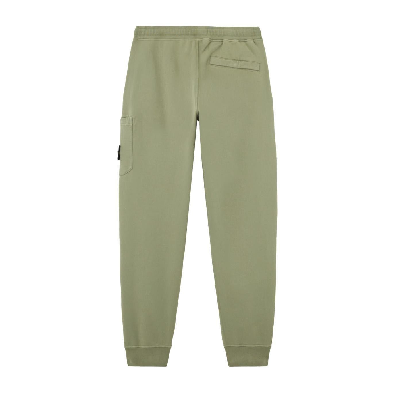 Stone Island Cotton Fleece Slim Fit Joggers in Sage GreenTrousersStone IslandDPUS Designer Outlet8053813484200XSStone Island Cotton Fleece Slim Fit Joggers in Sage Green