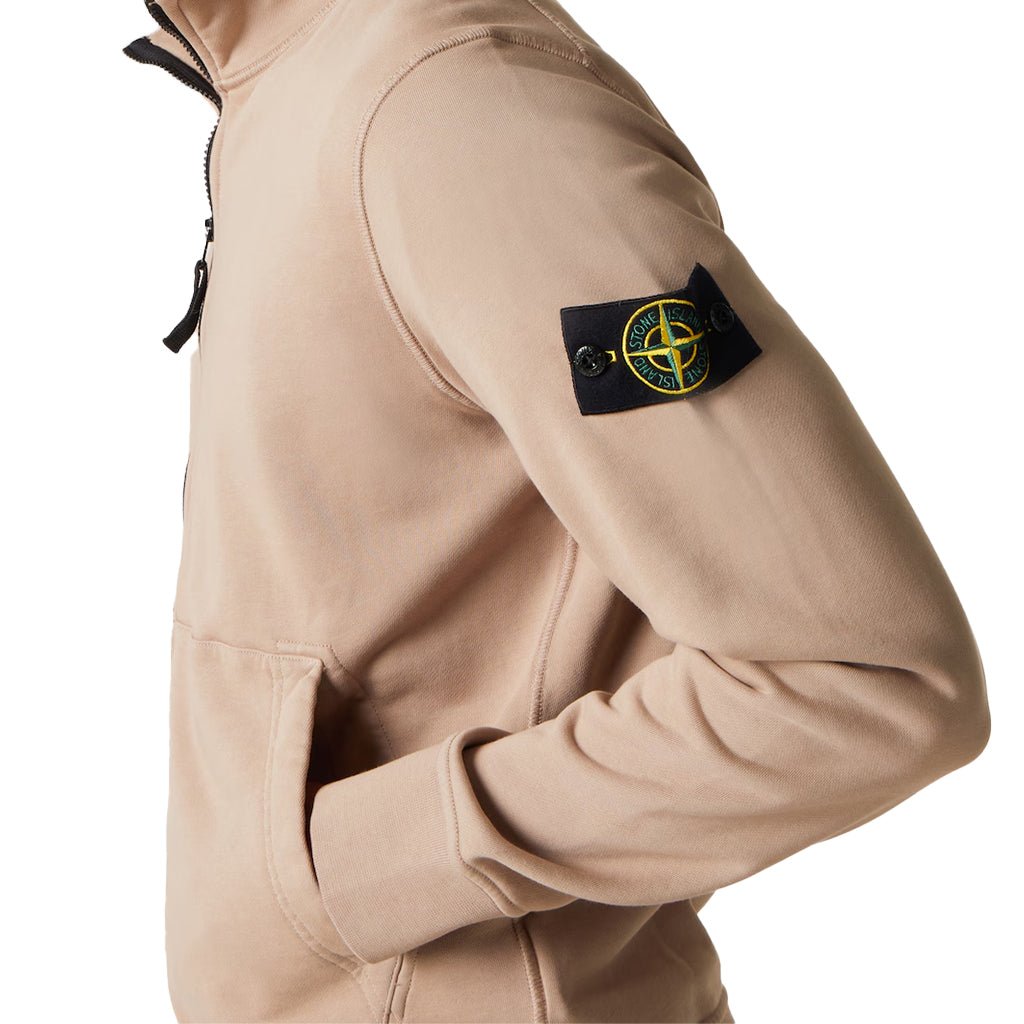 Stone Island Cotton Fleece Track JacketCoats & JacketsStone IslandDPUS Designer OutletDesertSStone Island Cotton Fleece Track Jacket
