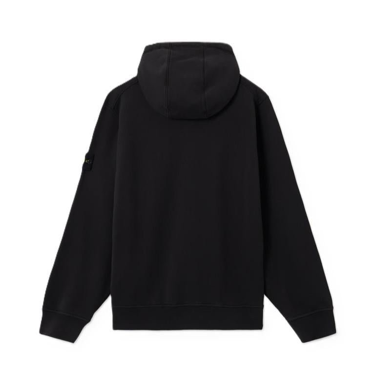Stone Island Cotton Fleece Zip - Up Hooded Sweatshirt in BlackHoodies & Zip - UpsStone IslandDPUS Designer Outlet8053813472870XSStone Island Cotton Fleece Zip - Up Hooded Sweatshirt in Black