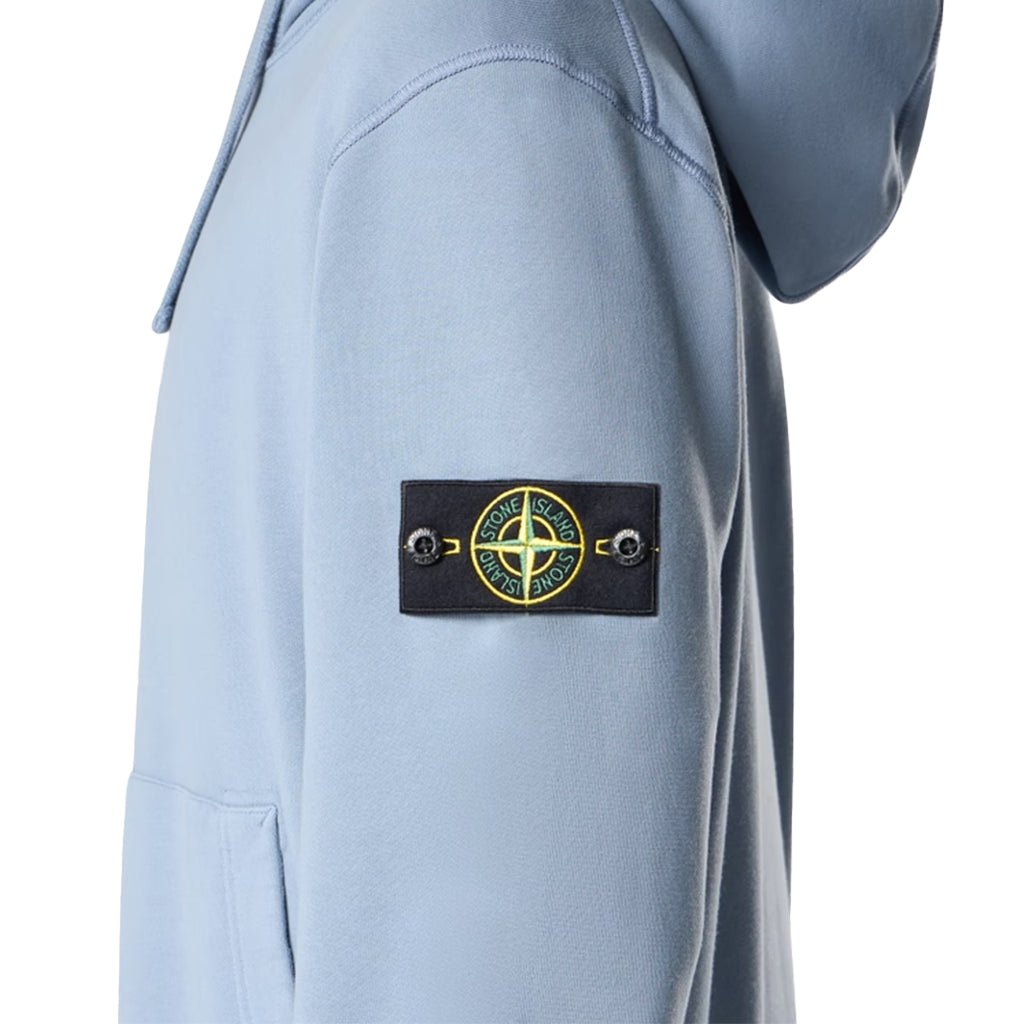 Stone Island Cotton Fleece Zip - Up Hooded SweatshirtHoodies & Zip - UpsStone IslandDPUS Designer OutletAvio BlueSStone Island Cotton Fleece Zip - Up Hooded Sweatshirt