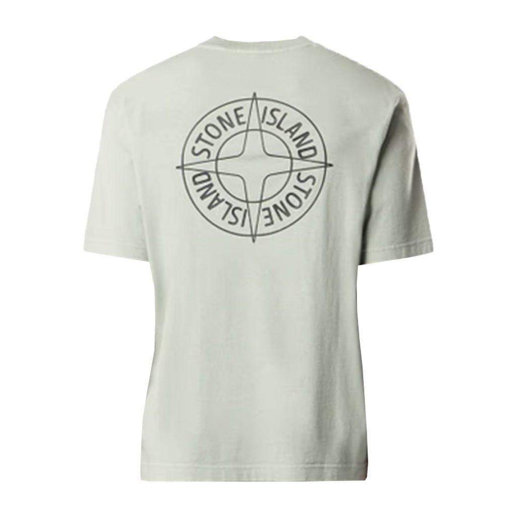 Stone Island Cotton Jersey "Outline Compass" T-ShirtT-ShirtsStone IslandDPUS Designer Outlet8053819112916Sage GreenSStone Island Cotton Jersey "Outline Compass" T-Shirt