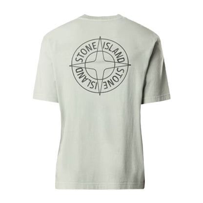 Stone Island Cotton Jersey "Outline Compass" T-ShirtT-ShirtsStone IslandDPUS Designer Outlet8053819112916Sage GreenSStone Island Cotton Jersey "Outline Compass" T-Shirt
