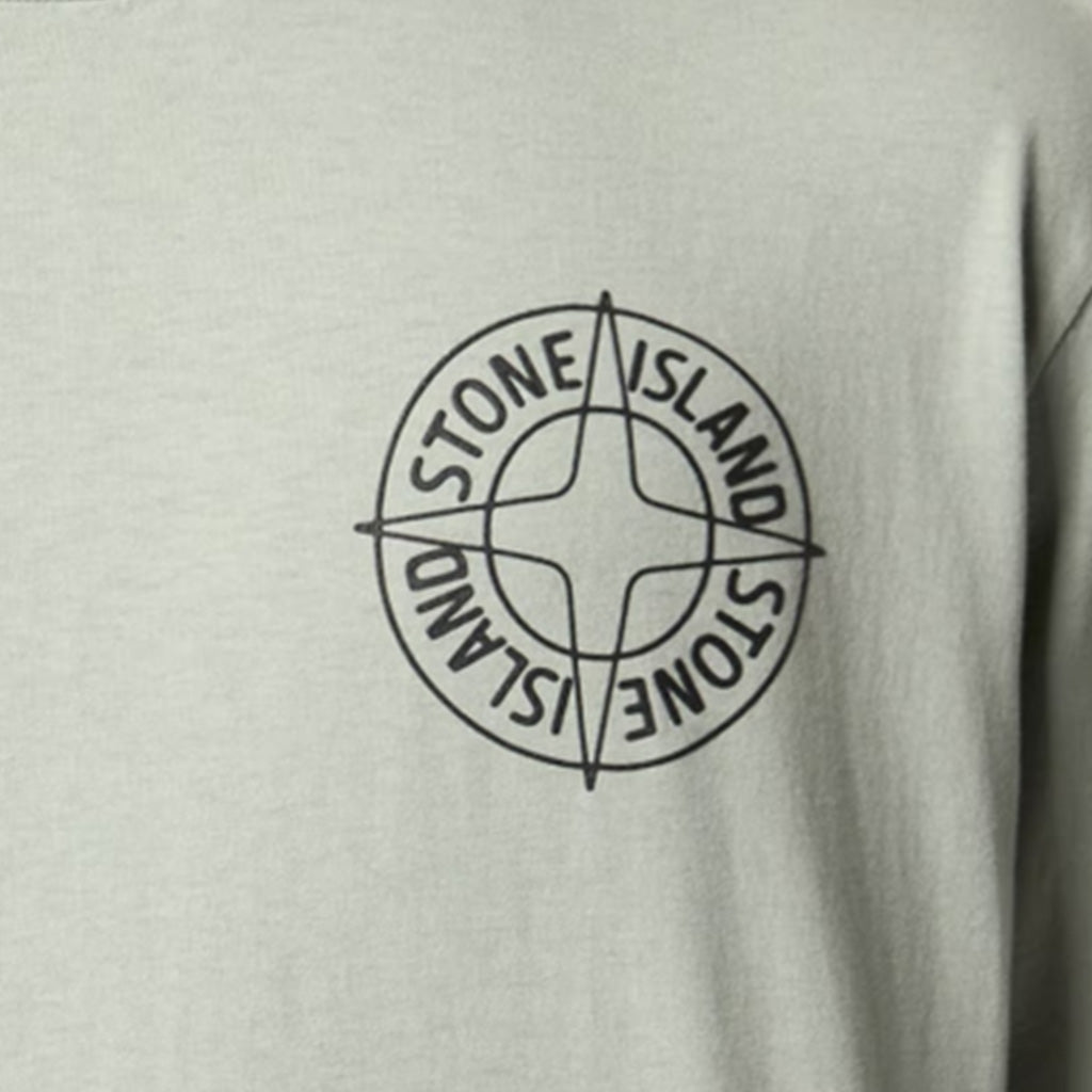 Stone Island Cotton Jersey "Outline Compass" T-ShirtT-ShirtsStone IslandDPUS Designer Outlet8053819112916Sage GreenSStone Island Cotton Jersey "Outline Compass" T-Shirt
