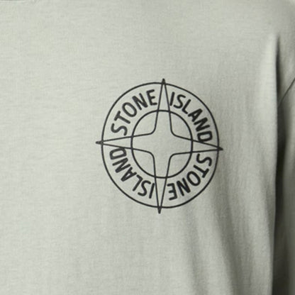 Stone Island Cotton Jersey "Outline Compass" T-ShirtT-ShirtsStone IslandDPUS Designer Outlet8053819112916Sage GreenSStone Island Cotton Jersey "Outline Compass" T-Shirt
