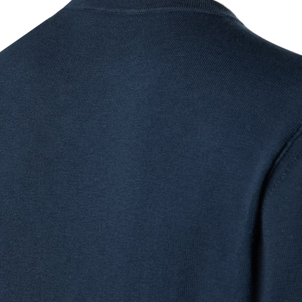 Stone Island Cotton Nylon Crewneck KnitSweatshirtsStone IslandDPUS Designer OutletNavy BlueSStone Island Cotton Nylon Crewneck Knit