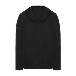 Stone Island Cotton 'Old' Effect' Hooded Overshirt in BlackOvershirtStone IslandDPUS8052572935923SStone Island Cotton 'Old' Effect' Hooded Overshirt in Black