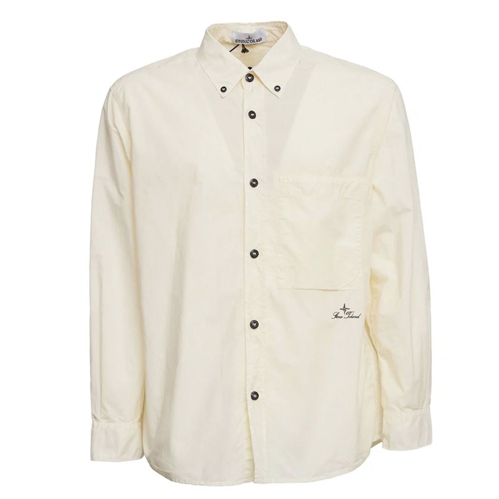 Stone Island Cotton Tela "Paracadute" ShirtShirtsStone IslandDPUS Designer OutletIvorySStone Island Cotton Tela "Paracadute" Shirt