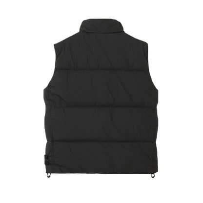 Stone Island Crinkle Reps NY Down Vest in Black