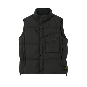 STONE  CRINKLE REPS NY DOWN ダウンベスト Stone Island Crinkle Reps NY Down Vest in Black – DPUS Designer Outlet