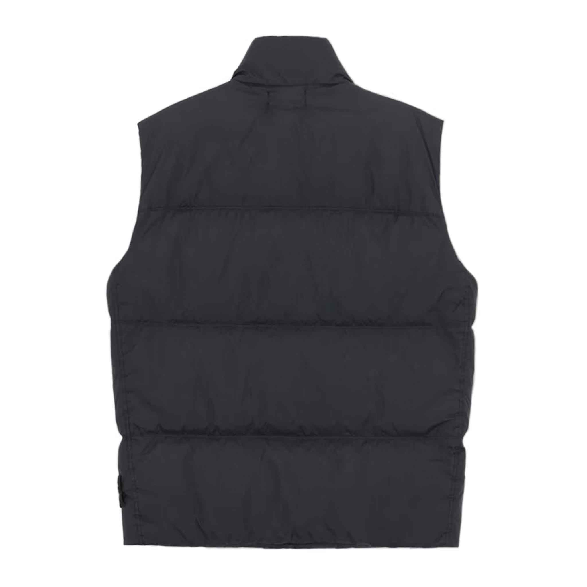 Stone Island Crinkle Reps R NY Down Gilet in Navy Blue