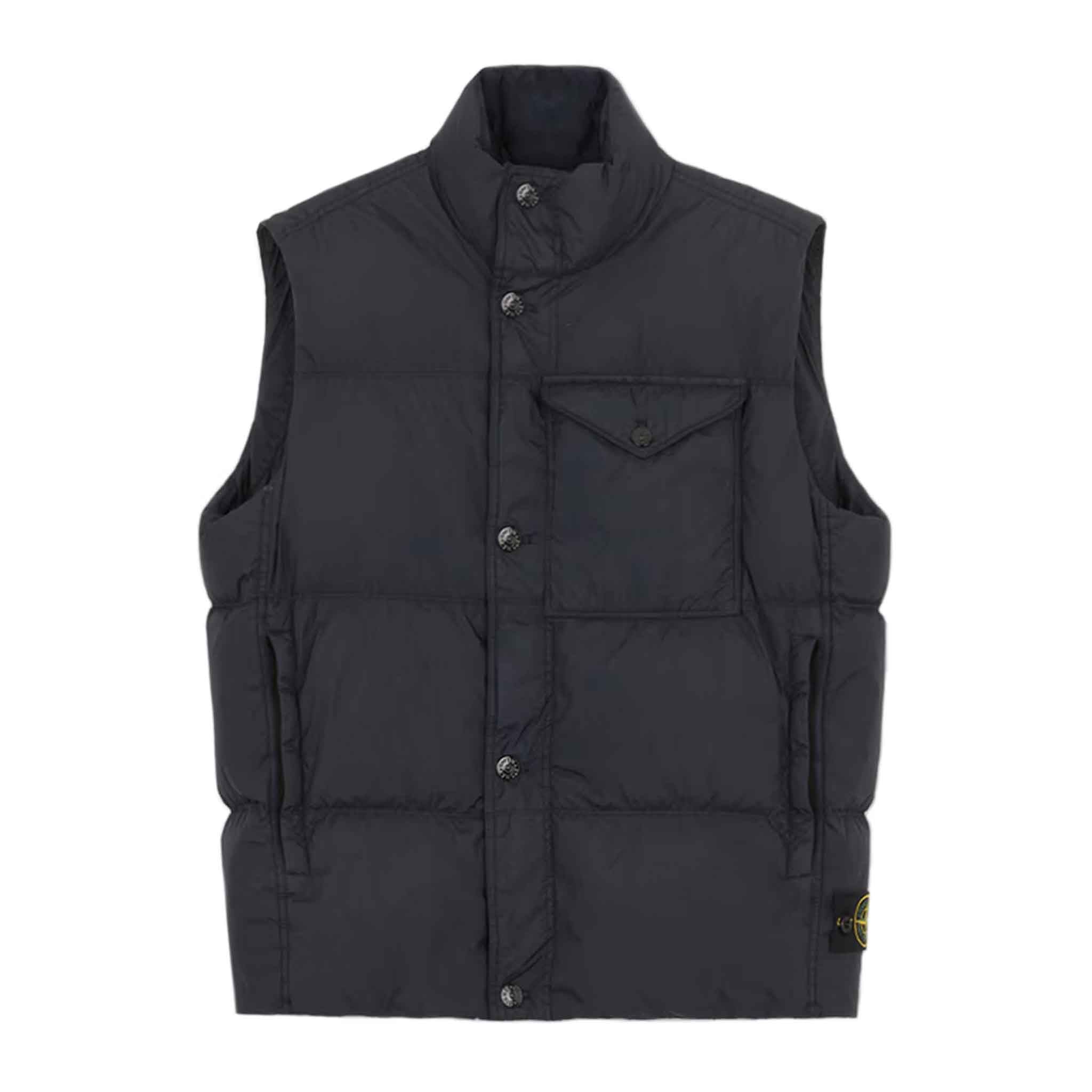 Stone Island Crinkle Reps R - NY Down Gilet in Navy BlueCoats & JacketsStone IslandDPUSSStone Island Crinkle Reps R - NY Down Gilet in Navy Blue