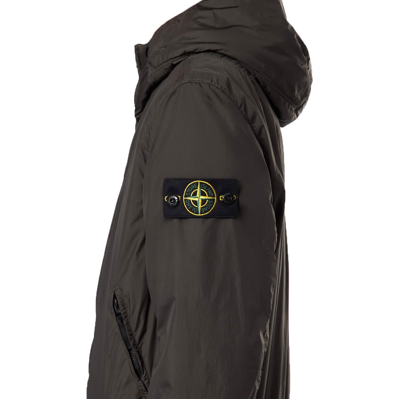 Stone Island Crinkle Reps R - NY Hooded Blouson With Primaloft in Lead GreyCoats & JacketsStone IslandDPUSSStone Island Crinkle Reps R - NY Hooded Blouson With Primaloft in Lead Grey