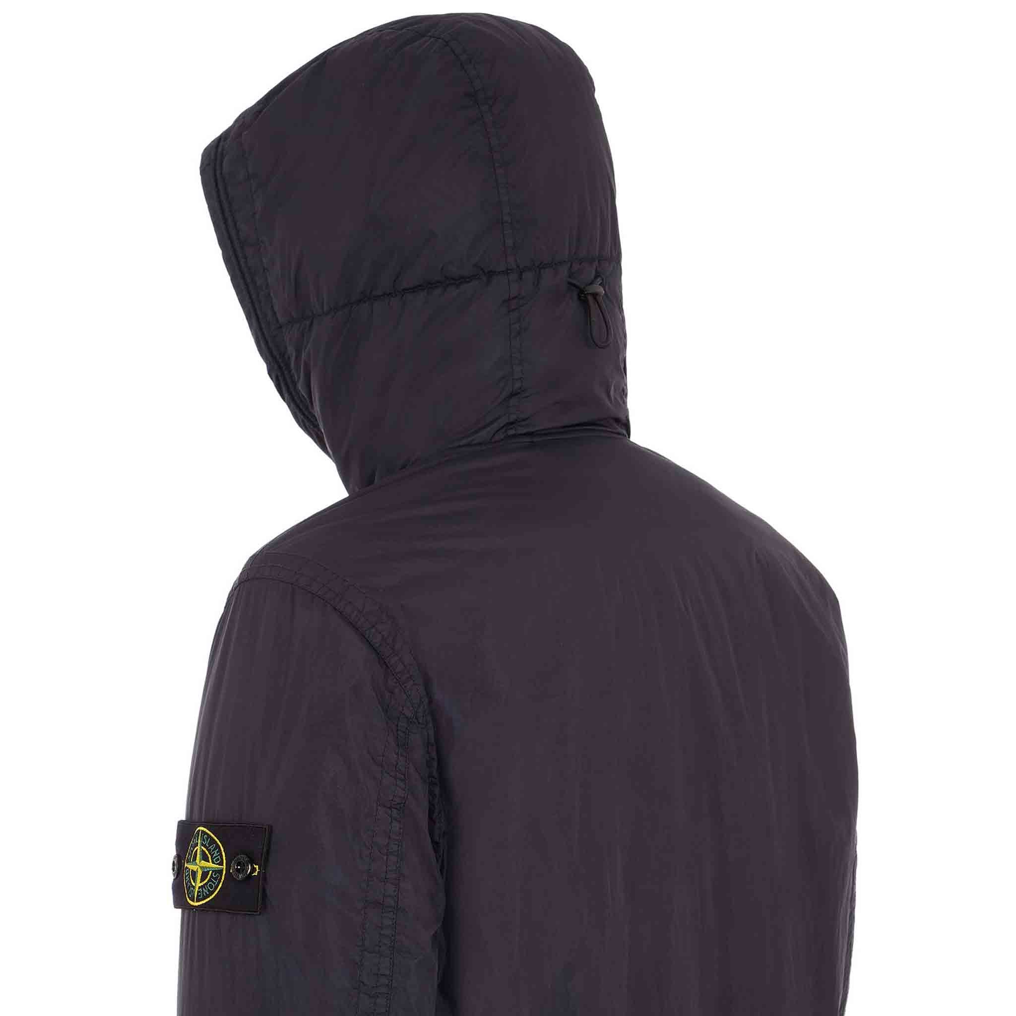 Stone Island Crinkle Reps With Primaloft Hooded Jacket in NavyCoats & JacketsStone IslandDPUS8052572739149SStone Island Crinkle Reps With Primaloft Hooded Jacket in Navy