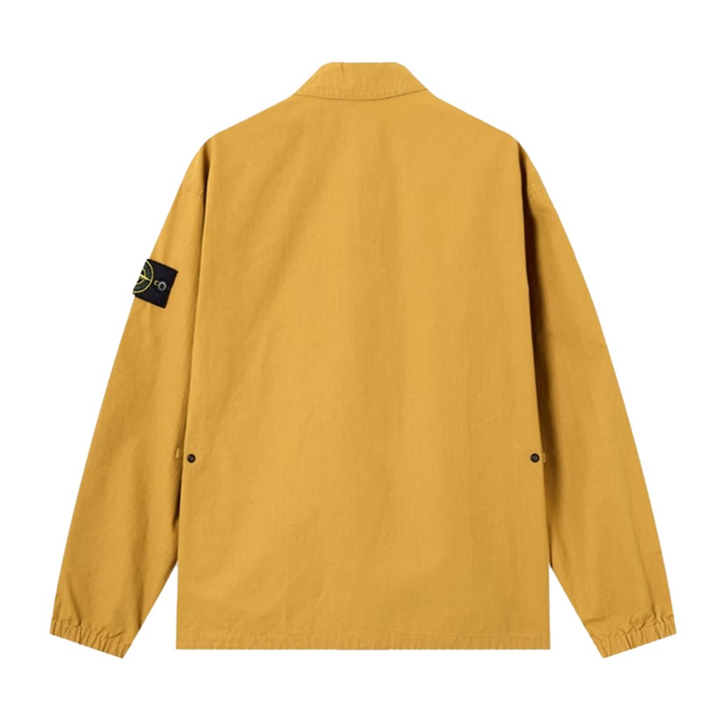 Stone Island Double - Coated Cotton Ripstop OvershirtOvershirtStone IslandDPUS Designer OutletMustardSStone Island Double - Coated Cotton Ripstop Overshirt