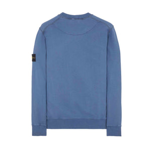 Stone Island Garment Dyed Crewneck Sweatshirt in Avio BlueSweatshirtsStone IslandDPUS8052572927850SStone Island Garment Dyed Crewneck Sweatshirt in Avio Blue