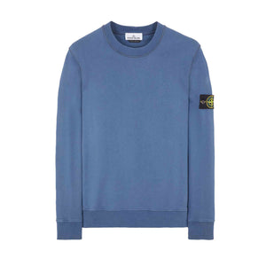 Stone Island Garment Dyed Crewneck Sweatshirt in Avio BlueSweatshirtsStone IslandDPUS8052572927850SStone Island Garment Dyed Crewneck Sweatshirt in Avio Blue