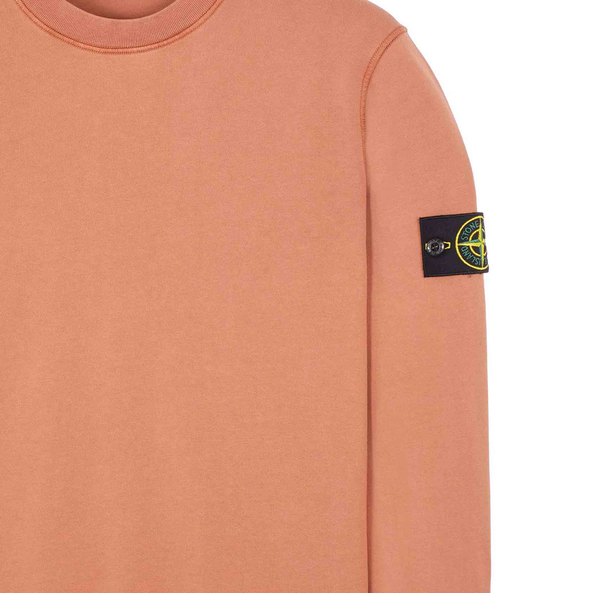 Stone Island Garment Dyed Crewneck Sweatshirt in RustSweatshirtsStone IslandDPUS8052572933264SStone Island Garment Dyed Crewneck Sweatshirt in Rust