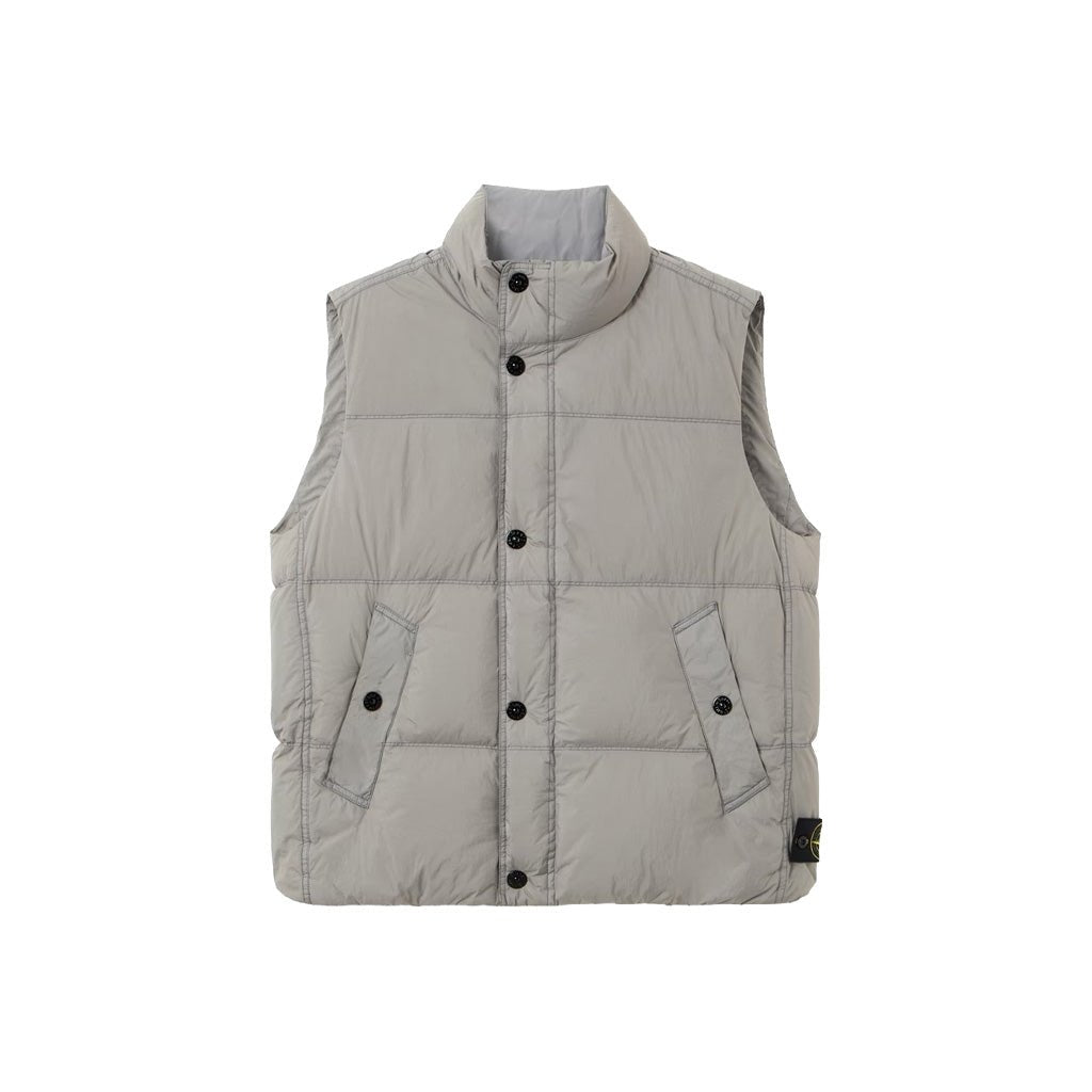 [Stone Island] Garment Dyed Crinkle Reps NY Down VestCoats & JacketsStone IslandDPUS Designer OutletL2S15G100010-S0A23-V0060-SGreyS[Stone Island] Garment Dyed Crinkle Reps NY Down Vest