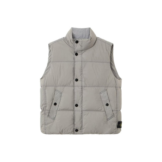 [Stone Island] Garment Dyed Crinkle Reps NY Down VestCoats & JacketsStone IslandDPUS Designer OutletL2S15G100010-S0A23-V0060-SGreyS[Stone Island] Garment Dyed Crinkle Reps NY Down Vest