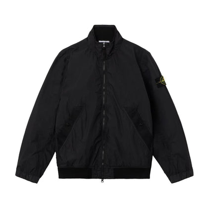 Stone Island Garment Dyed Crinkle Reps Ny Recycled Nylon Stand Collar JacketCoats & JacketsStone IslandDPUS Designer OutletBlackSStone Island Garment Dyed Crinkle Reps Ny Recycled Nylon Stand Collar Jacket