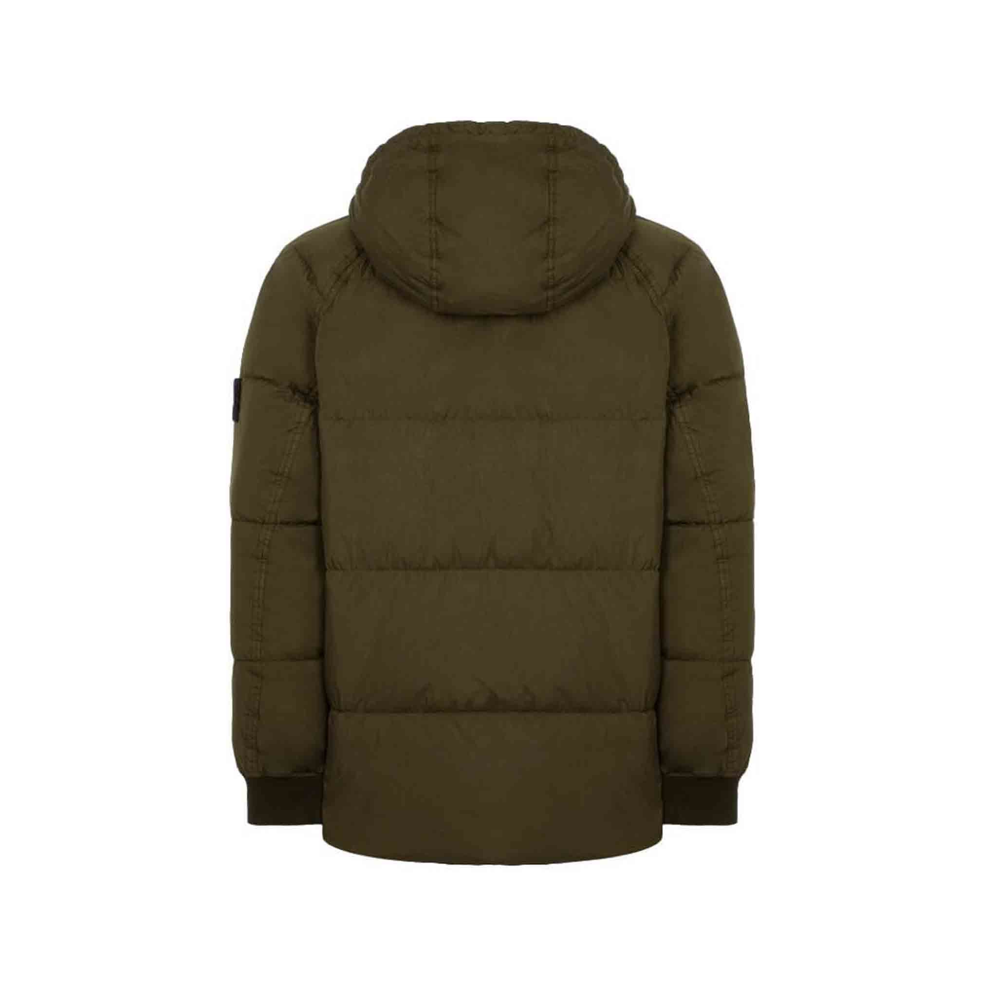 Stone Island Garment Dyed Crinkle Reps Quilted Down Jacket in Olive GreenCoats & JacketsStone IslandDPUS8052572745874SStone Island Garment Dyed Crinkle Reps Quilted Down Jacket in Olive Green