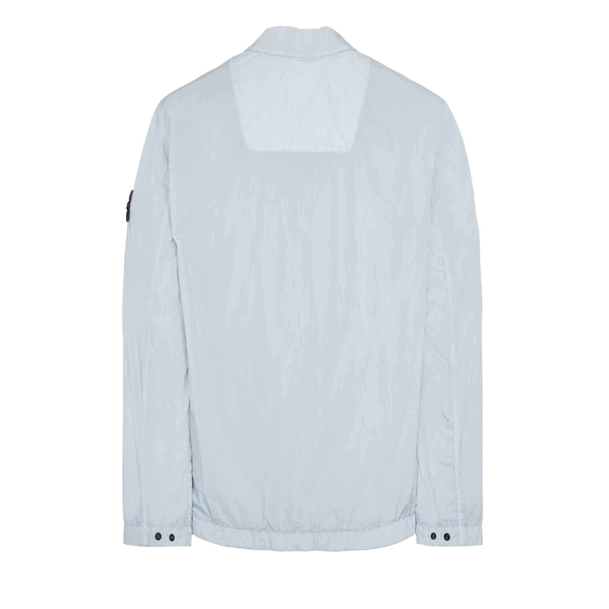 Stone Island Garment Dyed Crinkle Reps R - NY Overshirt in Sky BlueOvershirtStone IslandDPUSSStone Island Garment Dyed Crinkle Reps R - NY Overshirt in Sky Blue