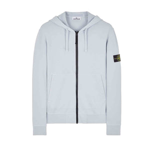 Stone Island Garment Dyed Zip - Up Hoodie in Sky BlueHoodiesStone IslandDPUS8052572855948SStone Island Garment Dyed Zip - Up Hoodie in Sky Blue