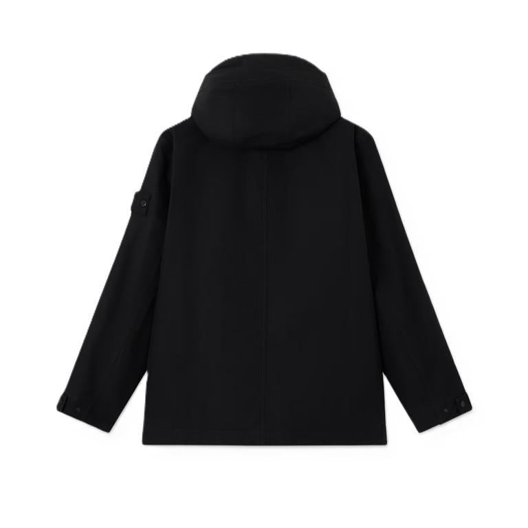 Stone Island Ghost Cotton Canvas Hooded Parka in BlackCoats & JacketsStone IslandDPUS Designer Outlet8053813446994MStone Island Ghost Cotton Canvas Hooded Parka in Black
