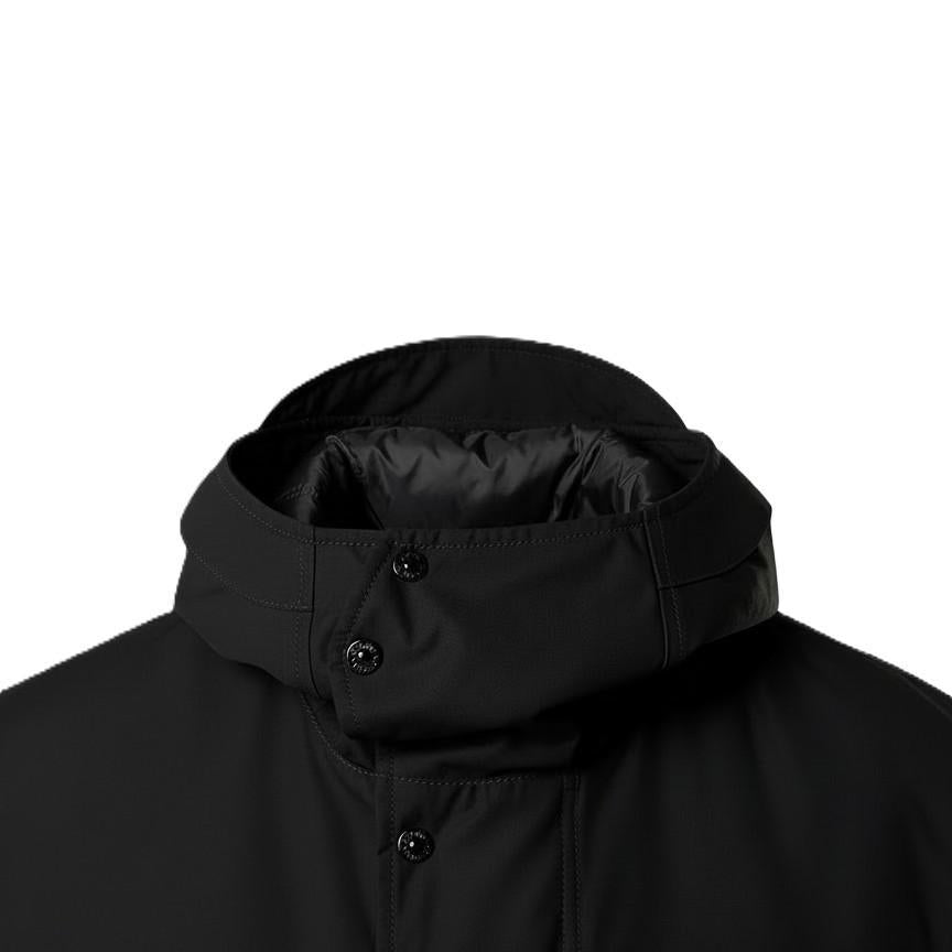 Stone Island Ghost Cotton Canvas Hooded Parka in BlackCoats & JacketsStone IslandDPUS Designer Outlet8053813446994MStone Island Ghost Cotton Canvas Hooded Parka in Black