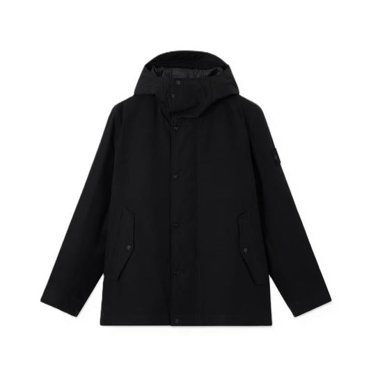 Stone Island Ghost Cotton Canvas Hooded Parka in BlackCoats & JacketsStone IslandDPUS Designer Outlet8053813446994MStone Island Ghost Cotton Canvas Hooded Parka in Black