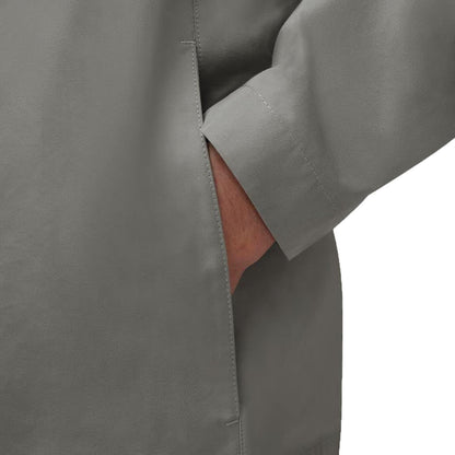 Stone Island Ghost Cotton Canvas Overshirt in Grey